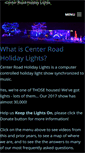 Mobile Screenshot of centerroadholidaylights.com